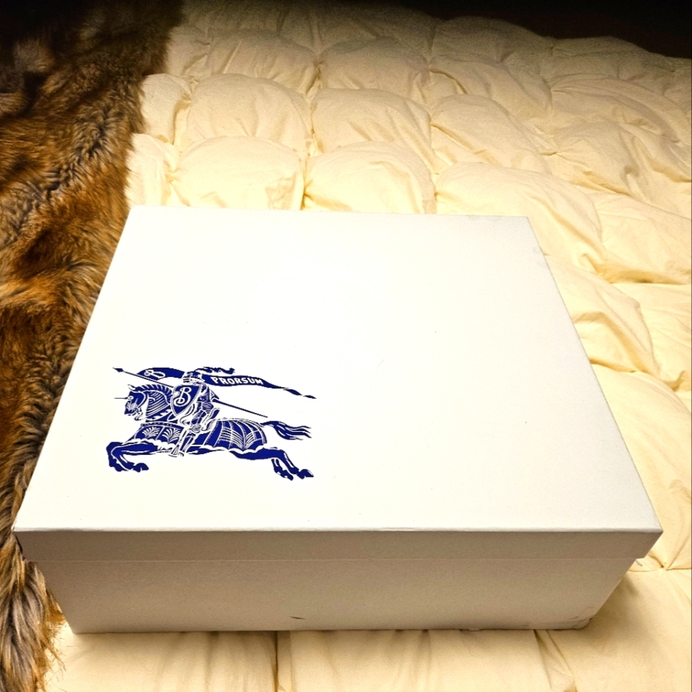 New Burberry fur Suede mules. - Picture 9 of 12